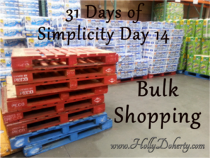 simplicity bulk shopping