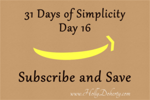 simplicity online shopping subscribe and save