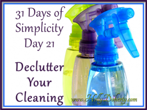 how to simplify your cleaning routine DIY cleaners