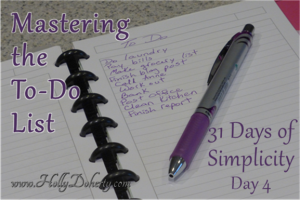holly doherty simplicity to-do list